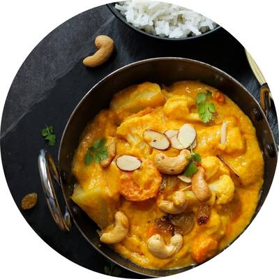 Kaju Curry Navrattan Korma