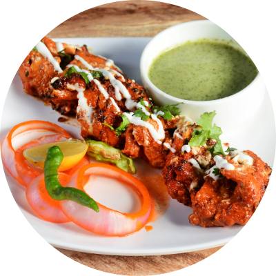 Panner Achari Paneer Mint Tikka